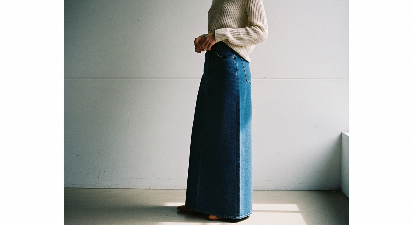 Om denimskjørtet